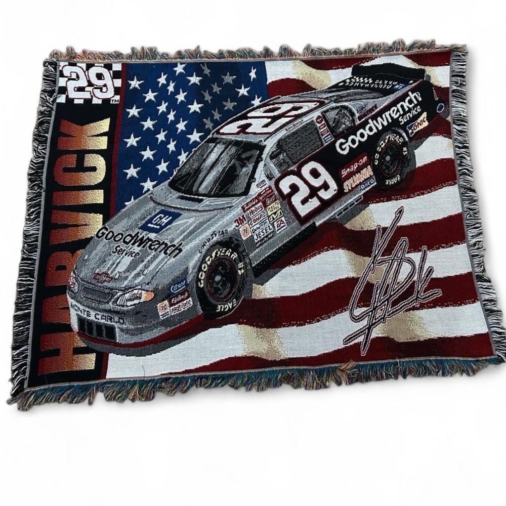NASCAR Racing Car Tapestry Blanket